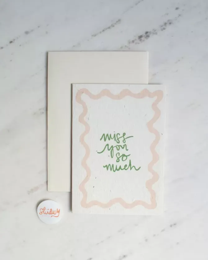 Studio Y Creative Cards>Miss You So Much Card