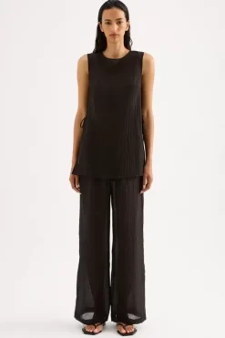 Nude Lucy Tops|Tanks>Montego Tank - Black