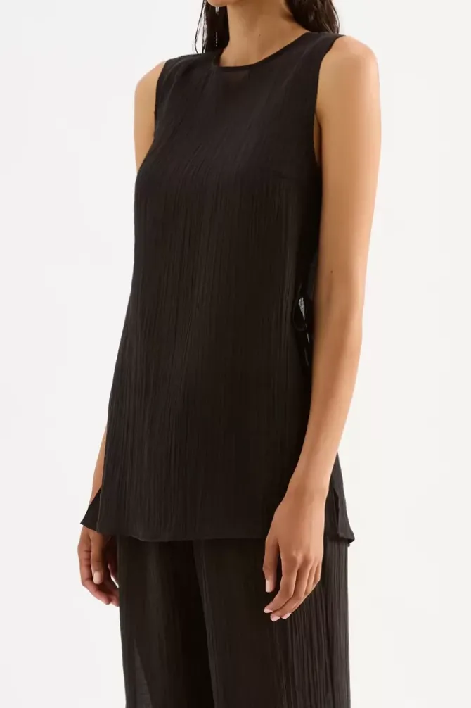 Nude Lucy Tops|Tanks>Montego Tank - Black