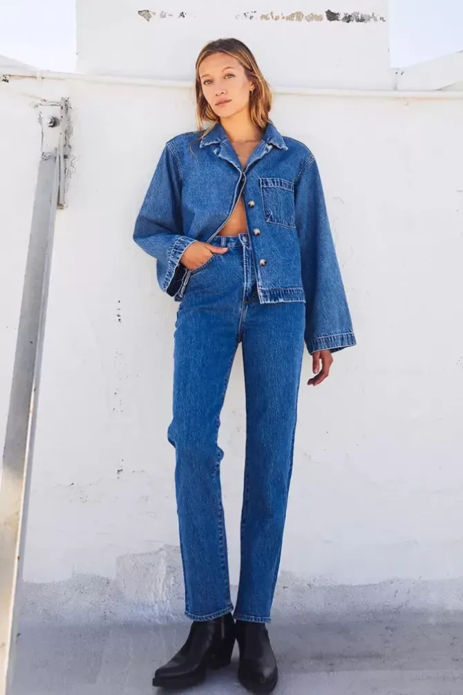 Neuw Denim Denim>Nico Straight 30" leg - French Blue