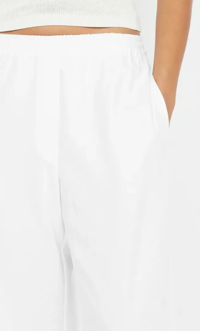 Bec + Bridge Pants|Matching Sets>Ninah Elasticated Pant - White