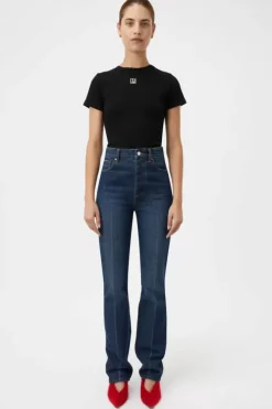C&M By Camilla and Marc Tops>Nora Fitted Tee - Black