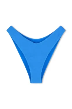 Zulu and Zephyr Swim>Ocean Blue Textured Curve Brief