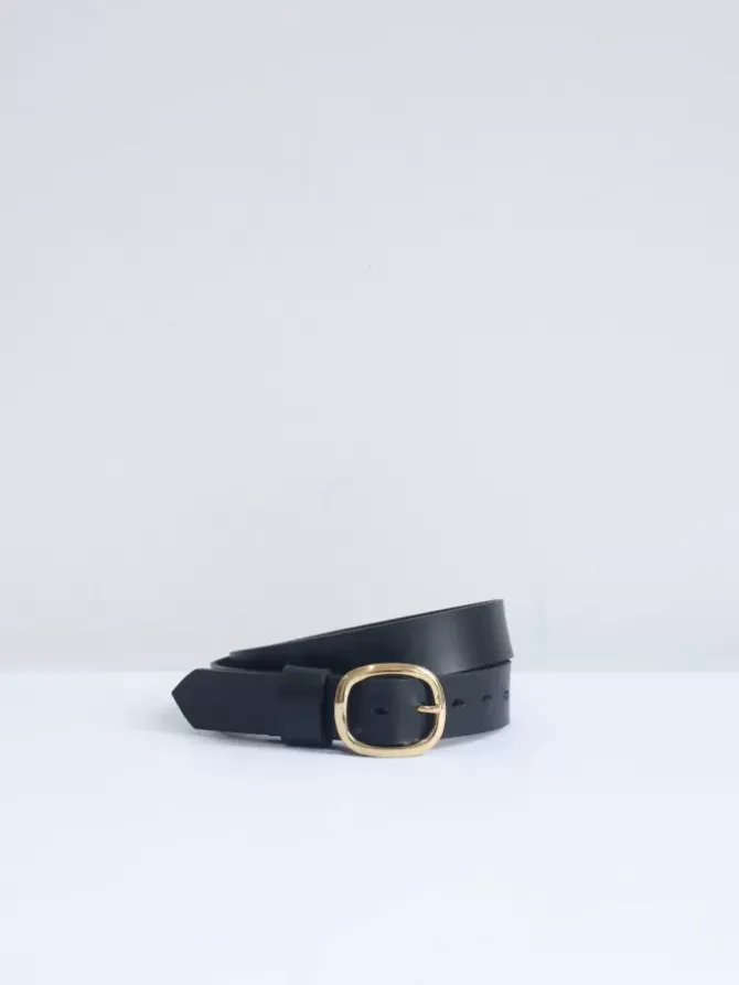 The Lair Belts>Oval 22 Belt - Brass