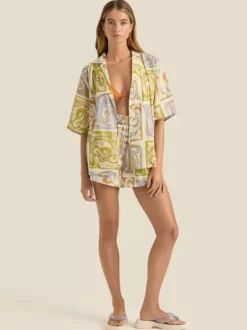 Soleil Soleil Shirts|Shorts>Overswim Set - Siren Tile