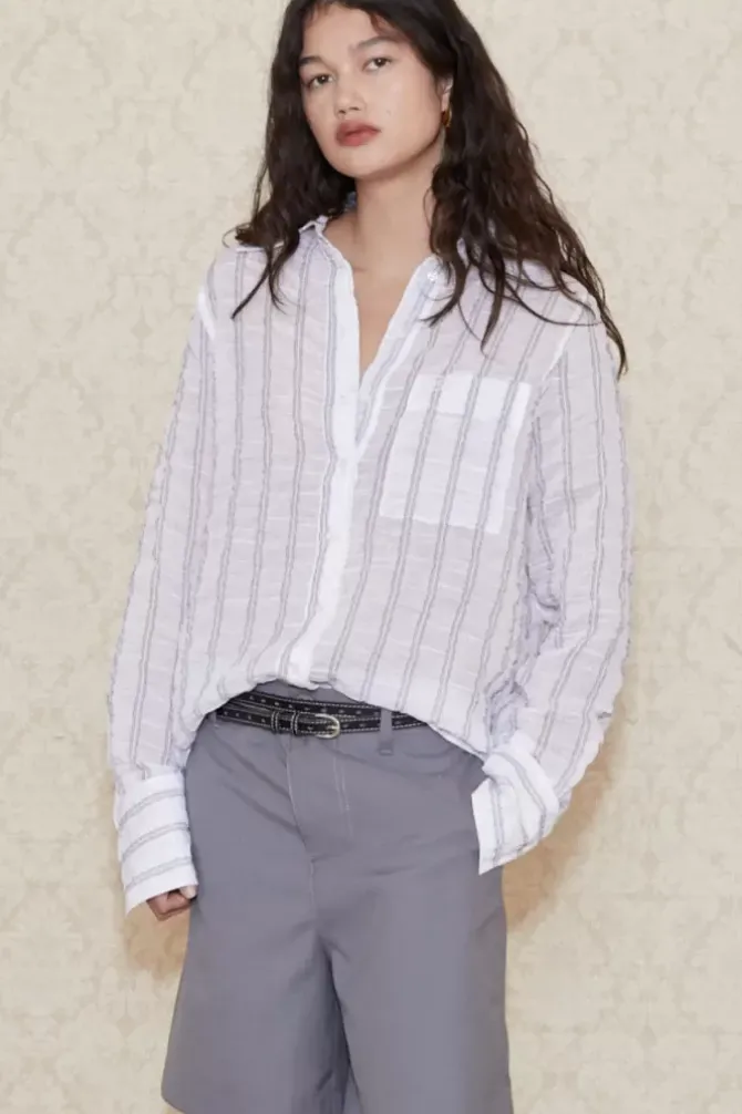 Blanca Shirts>Pala Shirt - White