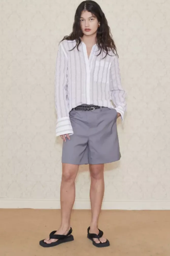 Blanca Shirts>Pala Shirt - White