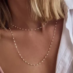 Arms of Eve Jewellery|Jewellery>Peggy Gold And Enamel Necklace - Vanilla