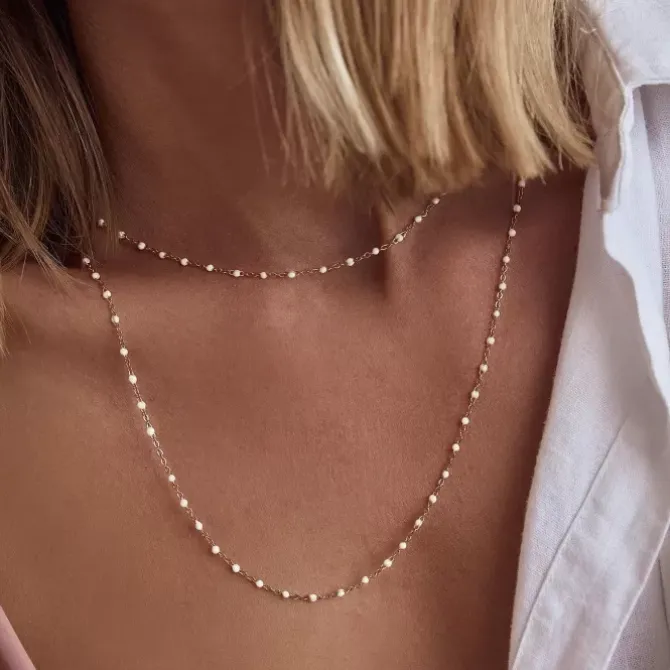 Arms of Eve Jewellery|Jewellery>Peggy Gold And Enamel Necklace - Vanilla