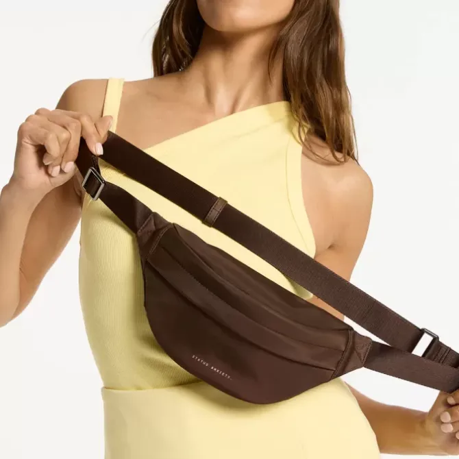 Status Anxiety Handbags>Piper Recycled Bag - Truffle