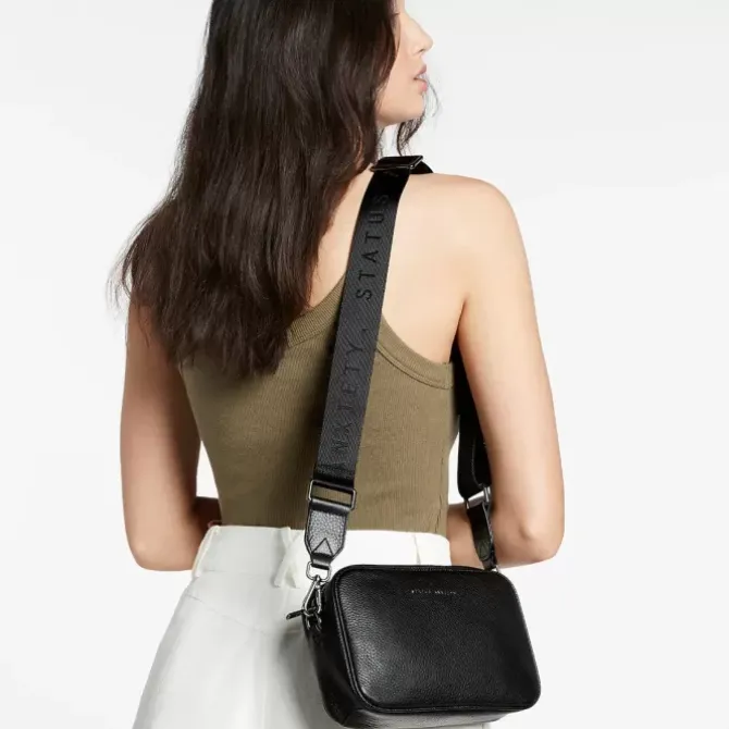 Status Anxiety Handbags>Plunder with Webbed Strap - Black
