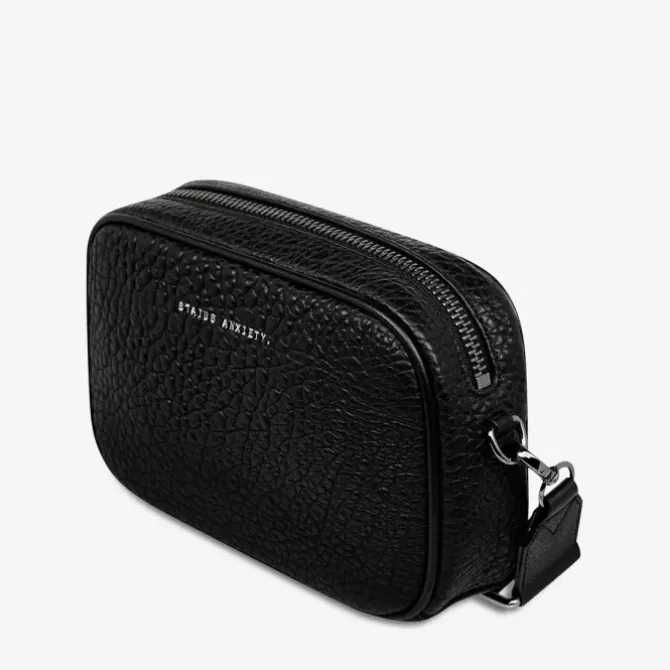 Status Anxiety Handbags>Plunder with Webbed Strap - Black Bubble