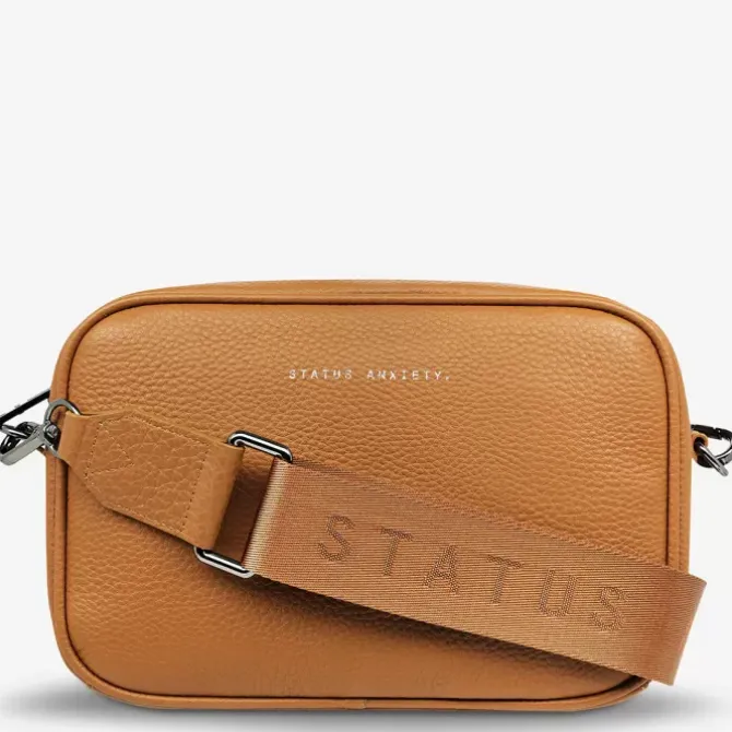 Status Anxiety Handbags>Plunder with Webbed Strap - Tan