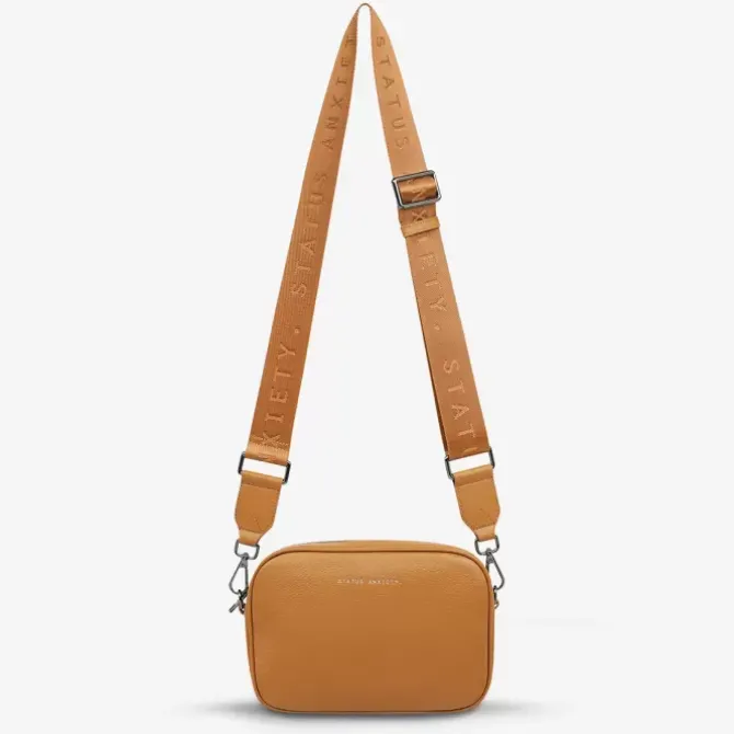 Status Anxiety Handbags>Plunder with Webbed Strap - Tan