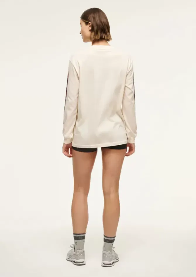 P.E Nation Tops|Activewear>Rally LS Tee - Whisper White