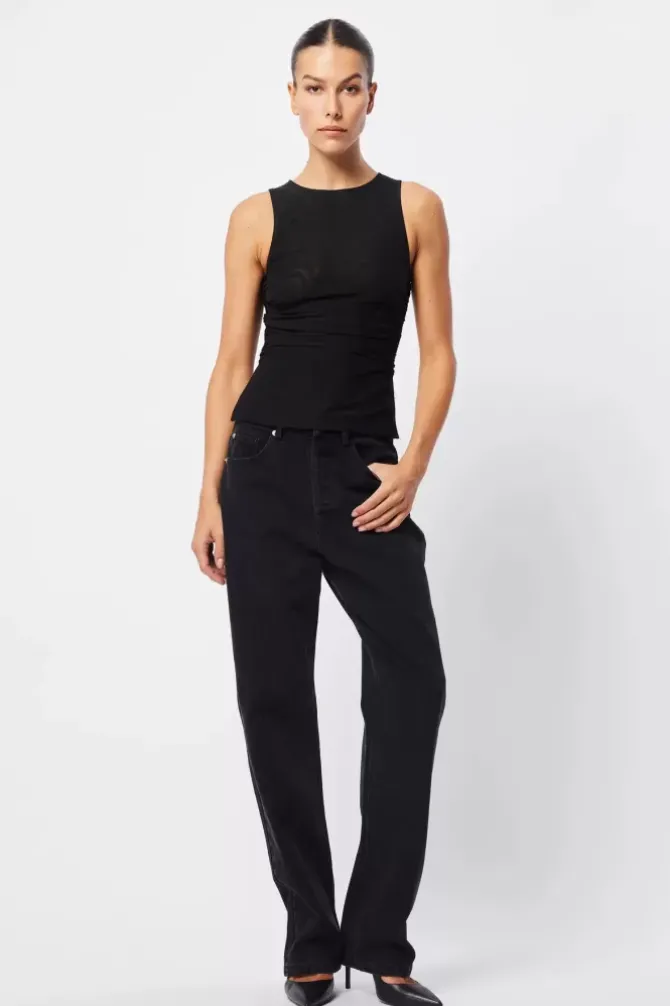 Mossman Tops|Tanks>Rebound Top - Black