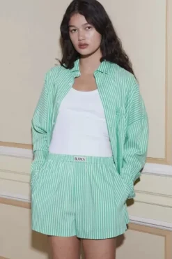 Blanca Shirts|Matching Sets>Sandy Shirt - Green