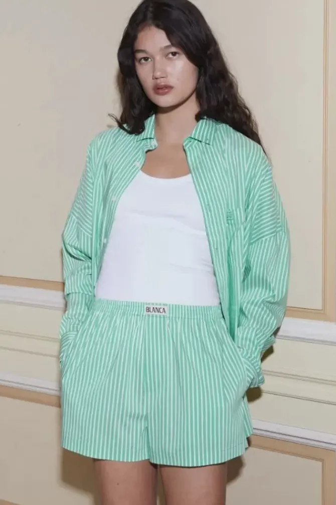 Blanca Shirts|Matching Sets>Sandy Shirt - Green