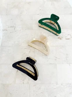 Golden Tribe Hair>Sienna Clip - Black