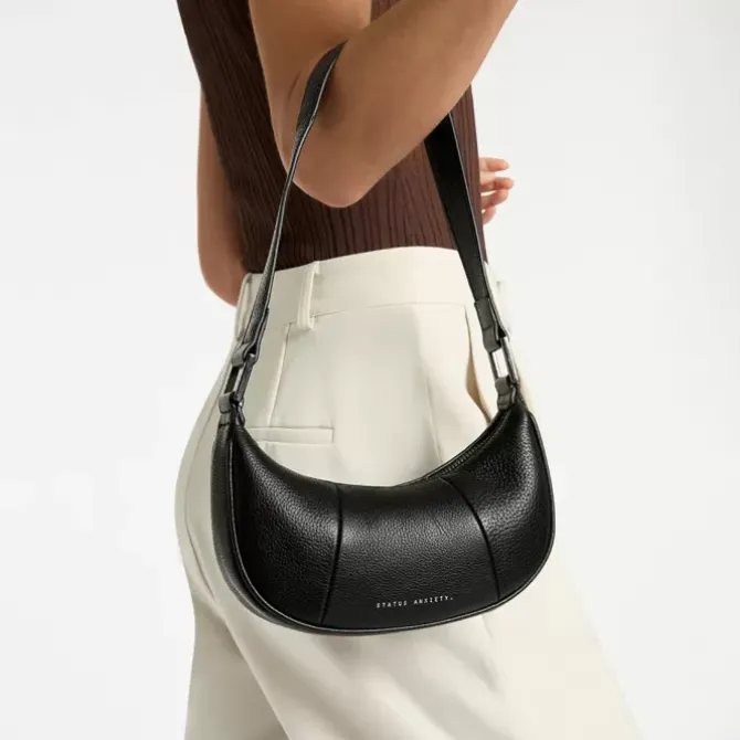 Status Anxiety Handbags>Solus - Black