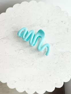 Golden Tribe Hair>Squiggle Clip - Baby Blue