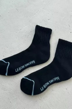 Le Bon Shoppe Socks>Swing Socks - Black