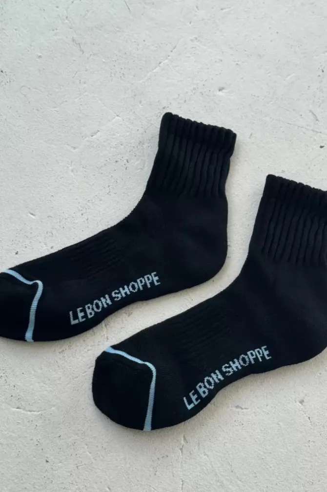 Le Bon Shoppe Socks>Swing Socks - Black