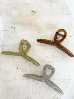 Golden Tribe Hair>Swirl Clip - Slate