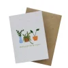 Hello Petal Cards>Thank You For Helping Me Grow (House Plants) Plantable Card