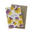 Hello Petal Cards>Thank You For Helping Me Grow (Pansies) Plantable Card