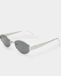 Luv Lou Eyewear>The Boston - Silver