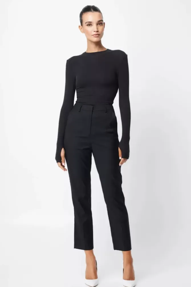 Mossman Tops>The Brooklyn Top - Black