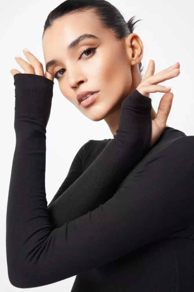 Mossman Tops>The Brooklyn Top - Black