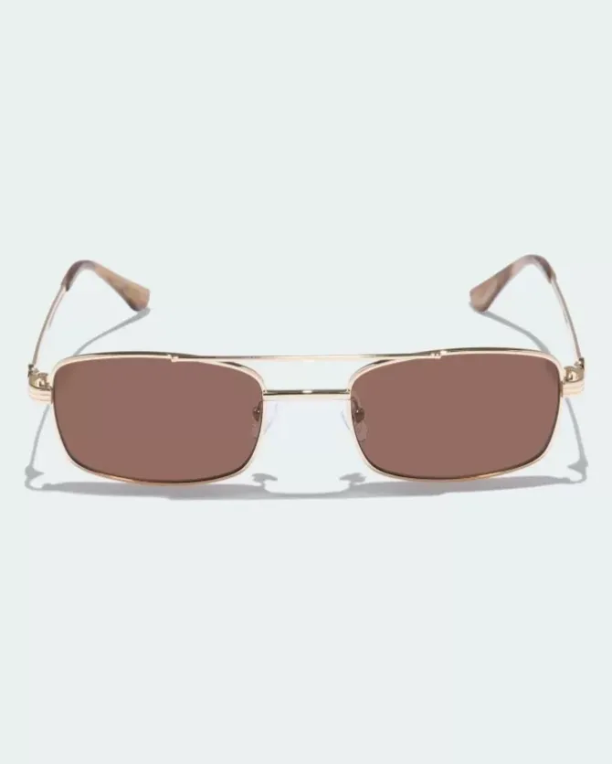 Luv Lou Eyewear>The Rocky - Shiny Gold