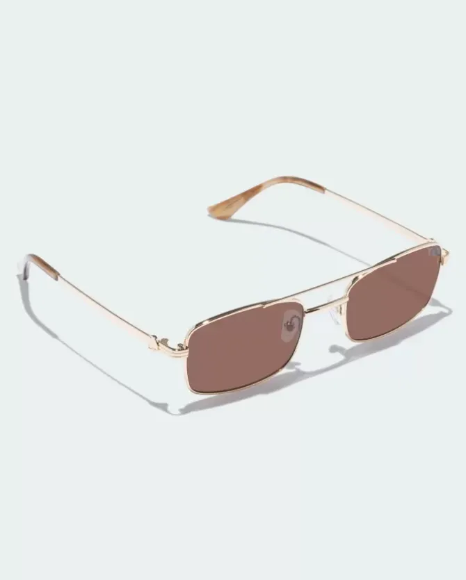 Luv Lou Eyewear>The Rocky - Shiny Gold