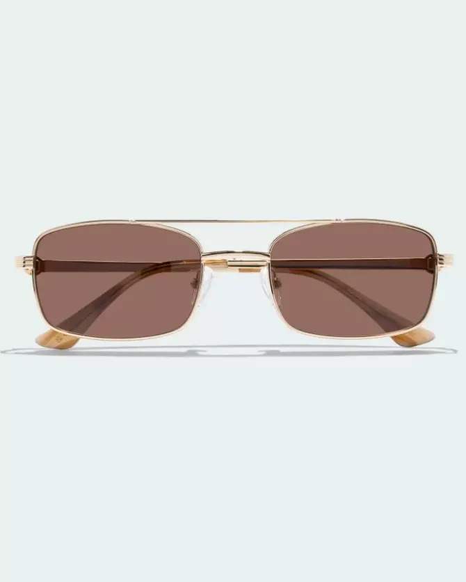 Luv Lou Eyewear>The Rocky - Shiny Gold