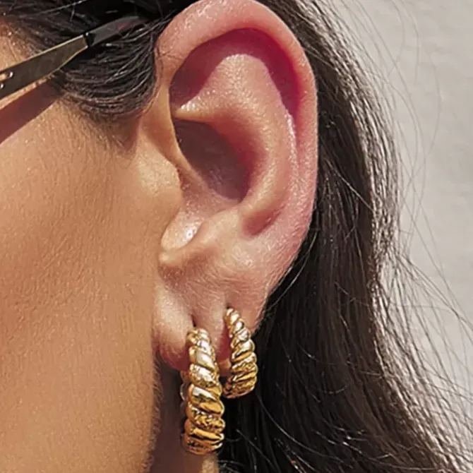 Arms of Eve Jewellery|Jewellery>Tilly Gold Hoop Earrings