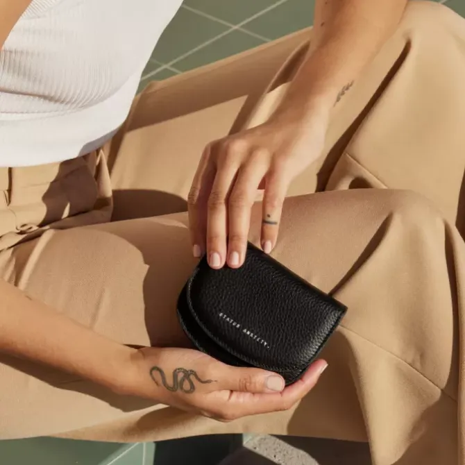 Status Anxiety Wallets>Us For Now - Black