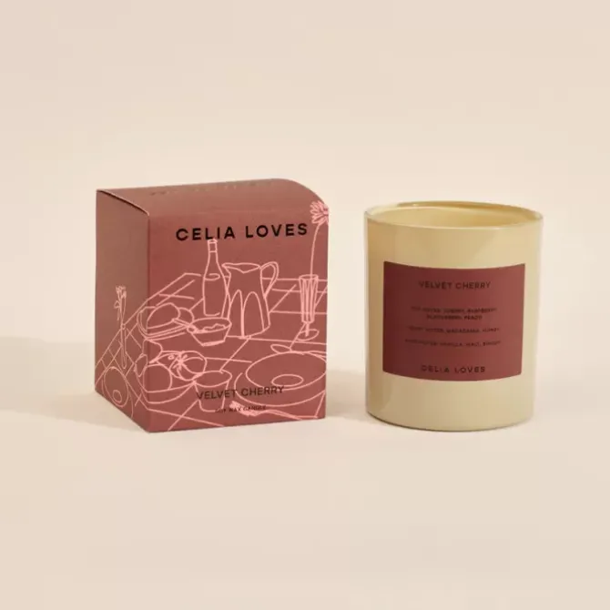 Celia Loves Candles & Incense|Homewares>Velvet Cherry Candle