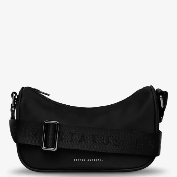Status Anxiety Handbags>Vida Recycled Bag - Black