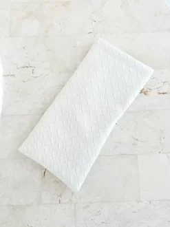 Golden Tribe Eyewear>Woven Sunglasses Case - White